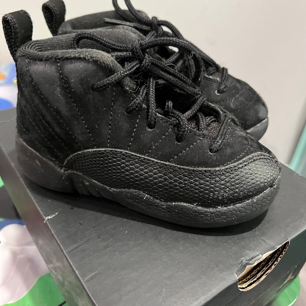 Jordan Jordan 12 Retro (Infant/Toddler) Black/Taxi
